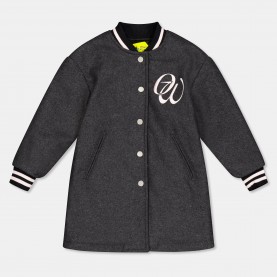 Яке Off White Kids Off-White Structured Varsity Jacket - Grey/Pink яке,off,white,kids,off,white,structured,varsity,jacket,grey,pink