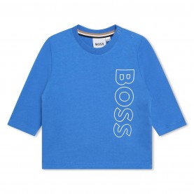 детска,тениска,детски,облекла,boss,long,sleeve,logo,t,shirt,infants,navy,846