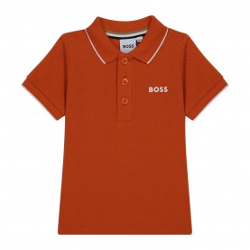 детска,блуза,с,яка,детски,облекла,boss,small,logo,polo,shirt,infants,tangerine,388