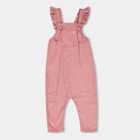 Lilly and Sid Kids Corduroy Dungarees - Pink lilly,and,sid,kids,corduroy,dungarees,pink