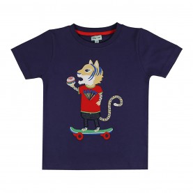 тениска,детски,тениски,детски,облекла,lilly,and,sid,skating,tigr,tee,in99,navy