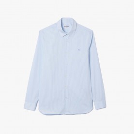 Lacoste Slim-Fit Plaid Poplin Shirt - White lacoste,slim,fit,plaid,poplin,shirt,white