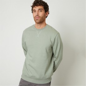 блуза,мъжки,блузи,threadbare,cotton,blend,satsuma,crew,neck,sweatshirt,pale,green