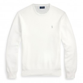 пуловер,мъжки,пуловери,polo,ralph,lauren,textured,pony,jumper,deckwash,white