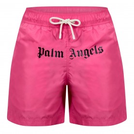 стоки,за,плуване,на,разпродажба,palm,angels,logo,swim,shorts,pink