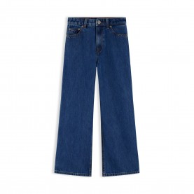 Дънки Tommy Hilfiger Kids Wide Leg Jeans - Denim 1A4 дънки,tommy,hilfiger,kids,wide,leg,jeans,denim,1a4