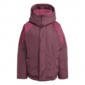 Яке Adidas Originals Women's Logo Detachable Hood Mid-Length Duck Down Jacket - Burgundy яке,дамски,якета,и,палта,adidas,originals,women's,logo,detachable,hood,mid,length,duck,down,jacket,burgundy