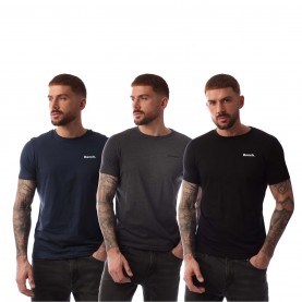 тениска,облекла,на,разпродажба,мъжки,тениски,bench,platten,3,pack,t,shirts,navy,grey