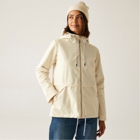Непромокаемо яке Regatta Women's Bayletta II Waterproof Breathable Recycled Waterproof Jacket - Light Vanilla непромокаемо,яке,туристическо,облекло,дамско,туристическо,облекло,дамски,водоустойчиви,якета,дамски,палта,и,якета,размер+,дамски,облекла,размер,regatta,wom