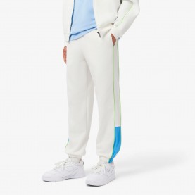 Анцуг Lacoste Regular Fit Piqu¿ Sweatpants - White Blue анцуг,мъжки,къси,панталони,lacoste,regular,fit,piqu,sweatpants,white,blue
