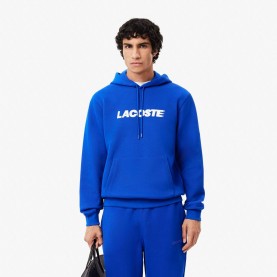 Суичър Lacoste Piqu¿ Hoodie - Blue суичър,мъжки,горнища,с,качулка,мъжки,ежедневни,облекла,lacoste,piqu,hoodie,blue