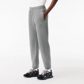 Анцуг Lacoste Straight Leg Embroidered Sweatpants - Grey анцуг,дамски,къси,панталони,lacoste,straight,leg,embroidered,sweatpants,grey