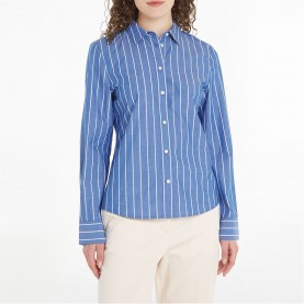 дамски,ризи,tommy,hilfiger,striped,regular,fit,shirt,stp,blue