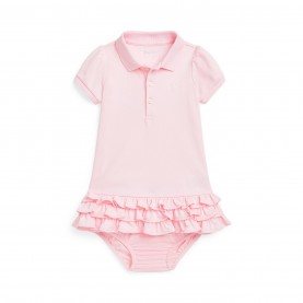 детска,рокля,детски,3/4,панталони,polo,ralph,lauren,polo,dress,infants,bath,pink