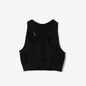 Lacoste Sport Stretch Removable Padded Bralette - Black дамски,топове,lacoste,sport,stretch,removable,padded,bralette,black