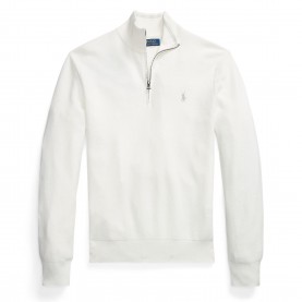 пуловер,мъжки,пуловери,polo,ralph,lauren,quarter,zip,jumper,deckwash,white
