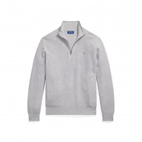 пуловер,мъжки,пуловери,polo,ralph,lauren,quarter,zip,jumper,andover,heather
