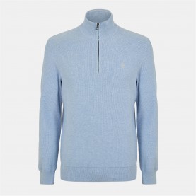 пуловер,мъжки,пуловери,polo,ralph,lauren,polo,ralph,lauren,quarter,zip,jumper,blue,hyacinth