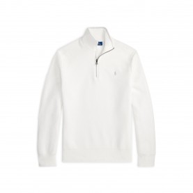 пуловер,мъжки,пуловери,polo,ralph,lauren,quarter,zip,jumper,deckwash,white