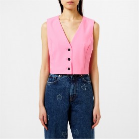 Елек Hugo Women's Auris Waistcoat - Open Pink елек,дамски,топове,hugo,women's,auris,waistcoat,open,pink