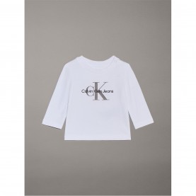тениска,детски,облекла,calvin,klein,jeans,calvin,klein,jeans,monogram,ls,t,shirt,white,yaf