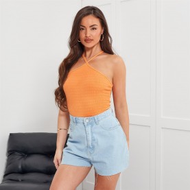 дамски,летни,горнища,и,потници,дамски,топове,i,saw,it,first,textured,high,apex,bodysuit,bright,orange