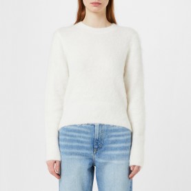 Дамска блуза Boss Womens Fleuretty Knitwear Jumper - Open White 118 дамска,блуза,дамски,плетени,дрехи,boss,women,s,fleuretty,knitwear,jumper,open,white,118