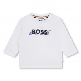 детска,тениска,детски,облекла,boss,shadow,logo,t,shirt,infants,white,10p