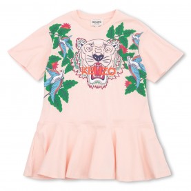 юношеска,тениска,детски,3/4,панталони,kenzo,logo,t,shirt,dress,juniors,pink