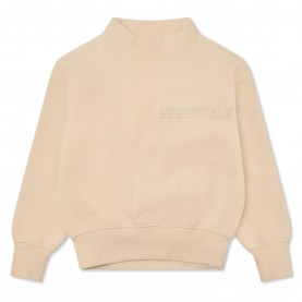 Детски пуловер Fear Of God Essentials Unisex Kids Long Sleeve Mock Neck Turtle Jumper - Egg Shell детски,пуловер,fear,of,god,essentials,unisex,kids,long,sleeve,mock,neck,turtle,jumper,egg,shell