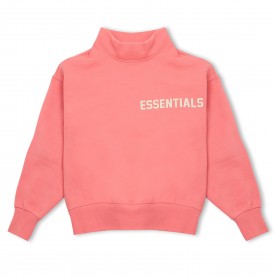 Детски пуловер Fear Of God Essentials Unisex Kids Long Sleeve Mock Neck Turtle Jumper - Coral детски,пуловер,fear,of,god,essentials,unisex,kids,long,sleeve,mock,neck,turtle,jumper,coral