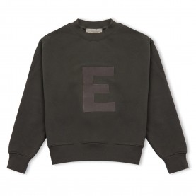 Детски пуловер Fear Of God Essentials Unisex Kids Crew Neck Jumper - Off Black детски,пуловер,fear,of,god,essentials,unisex,kids,crew,neck,jumper,off,black
