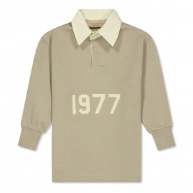 Детска тениска Fear Of God Essentials Unisex Kids Henley Rugby Long Sleeve T-Shirt - Smoke детска,тениска,fear,of,god,essentials,unisex,kids,henley,rugby,long,sleeve,t,shirt,smoke