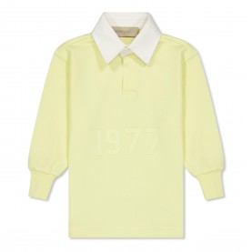 Детска тениска Fear Of God Essentials Unisex Kids Henley Rugby Long Sleeve T-Shirt - Canary детска,тениска,fear,of,god,essentials,unisex,kids,henley,rugby,long,sleeve,t,shirt,canary