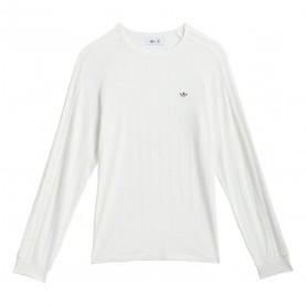 Тениска adidas Originals CLOT x adidas Long Sleeve Ribbed T-Shirt - White тениска,мъжки,тениски,adidas,originals,clot,x,adidas,long,sleeve,ribbed,t,shirt,white