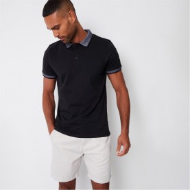 threadbare,birdseye,collar,cotton,jersey,polo,shirt,black