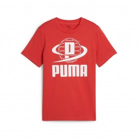 тениска,разпродажба,puma,детски,3/4,панталони,детски,тениски,puma,graphic,ii,t,shirt,red