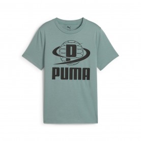 тениска,разпродажба,puma,детски,3/4,панталони,детски,тениски,puma,graphic,ii,t,shirt,green