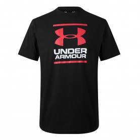Тениска Under Armour GL Foundation T-Shirt - Black тениска,мъжки,блузи,с,яка,мъжки,тениски,мъжки,потници,мъжки,къси,панталони,under,armour,gl,foundation,t,shirt,black