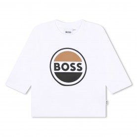 детска,тениска,детски,облекла,boss,logo,t,shirt,infants,white,10p