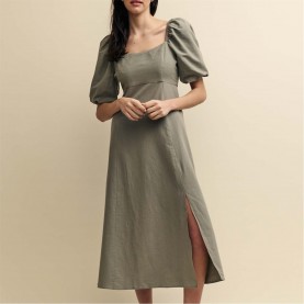 рокля,дамски,чорапогащи,и,клинове,nobodys,child,henri,midi,dress,green