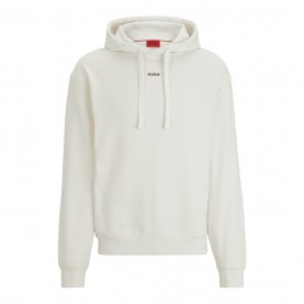 суичър,облекла,на,разпродажба,мъжки,ежедневни,облекла,мъжки,горнища,с,качулка,hugo,logo,print,relaxed,fit,hoodie,white