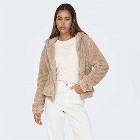 Яке Only Newanna Teddy Jacket - Beige яке,дамски,жилетки,only,newanna,teddy,jacket,beige