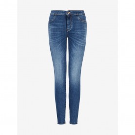 Дънки Armani Exchange J12 Lift Up Jeans - Indigo дънки,дамски,дънки,armani,exchange,j12,lift,up,jeans,indigo