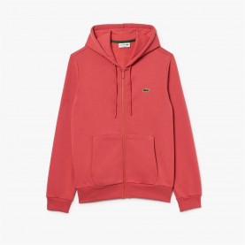 суичър,облекла,на,разпродажба,мъжки,ежедневни,облекла,мъжки,горнища,с,качулка,lacoste,zip,up,fleece,hoodie,red