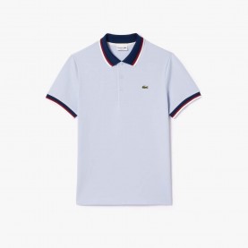 Блуза с яка Lacoste Regular-Fit Stretch Mini Piqu¿ Polo Shirt - Blue блуза,с,яка,мъжки,тениски,lacoste,regular,fit,stretch,mini,piqu,polo,shirt,blue