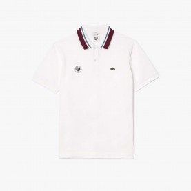 Блуза с яка Lacoste Roland-Garras Sport Edition Umpire Polo Shirt - White блуза,с,яка,мъжки,тениски,lacoste,roland,garras,sport,edition,umpire,polo,shirt,white