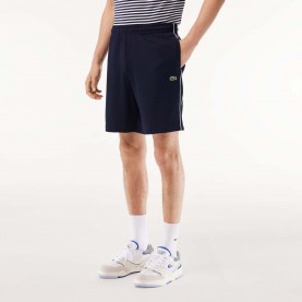 Къси панталони Lacoste Paris Regular-Fit Interlock Piqu¿ Shorts - Blue къси,панталони,мъжки,къси,панталони,lacoste,paris,regular,fit,interlock,piqu,shorts,blue