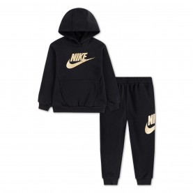 Детски анцуг Nike Fleece Tracksuit Infants - Black/Gold детски,анцуг,промоция,на,зимни,облекла,дрехи,за,училище,разпродажба,nike,ученическо,облекло,детски,екипи,детски,облекла,nike,fleece,tracksuit,infants,black