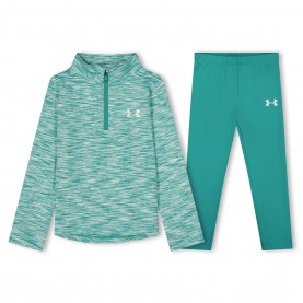Анцуг Under Armour Kids Quarter-Zip Poly Tracksuit - Turquoise анцуг,лека,атлетика,under,armour,kids,quarter,zip,poly,tracksuit,turquoise